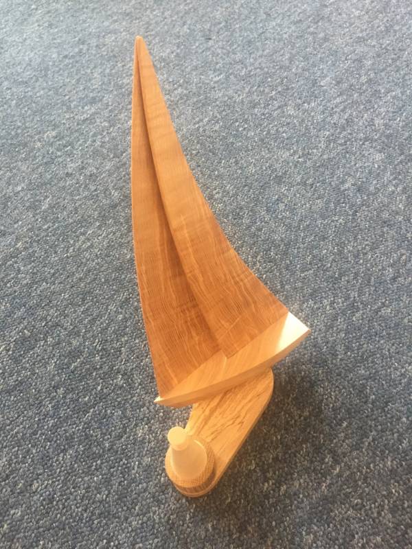 - a , wood Sculpture by Kevin Longstaff, measuring 32 x 38 cm (H x W) £145